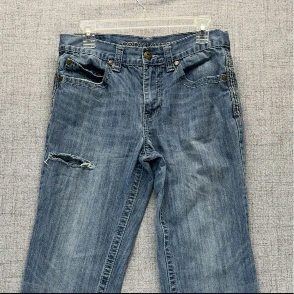 Cody James Jeans Men's 30x32 Straight Leg Western Distressed